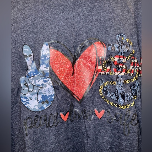 US NAVY WOMENS TOP - Picture 2 of 2